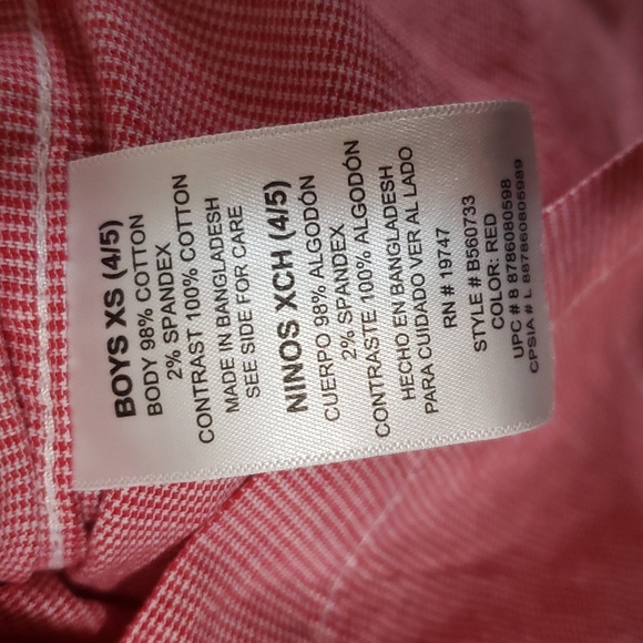 WRANGLER Shirt Boys Size XS/XCH (4/5) - Picture 4 of 5